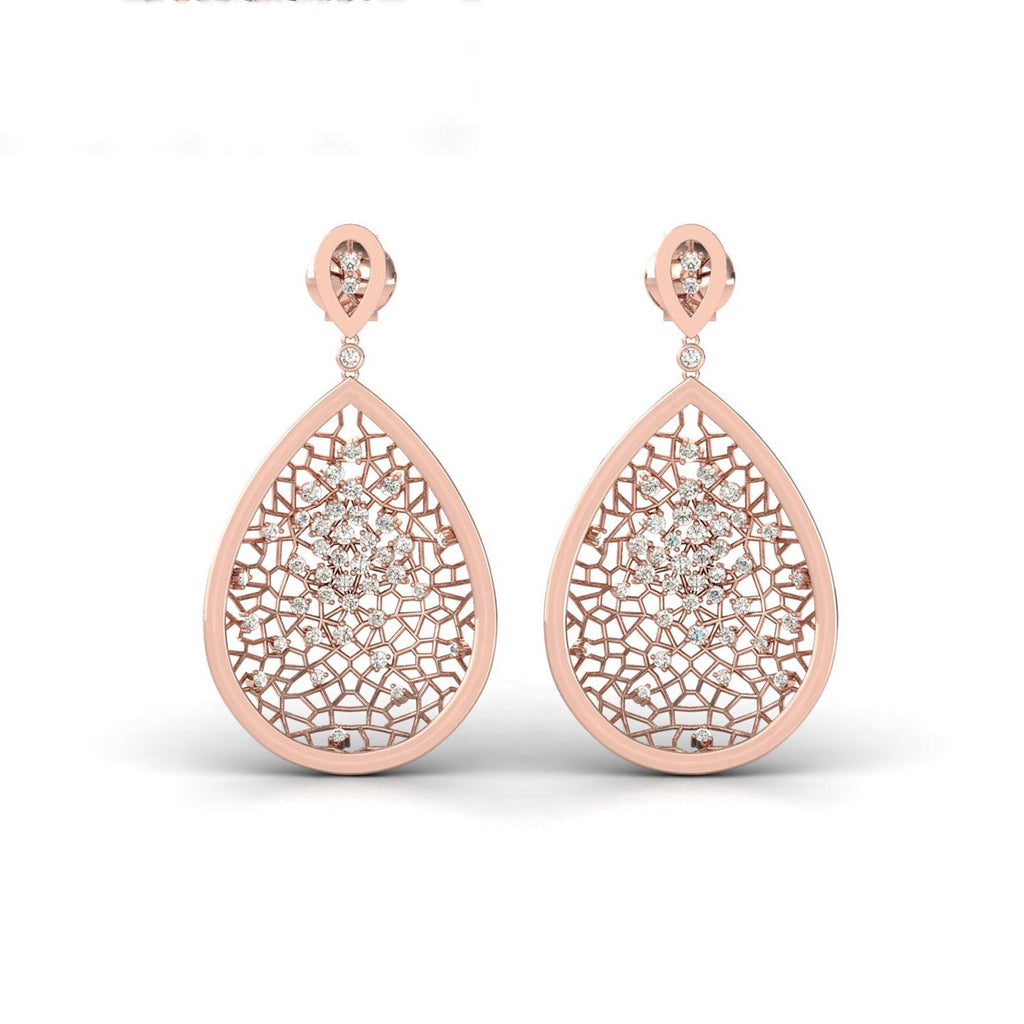 Natural Diamond Dangle Earring V79660