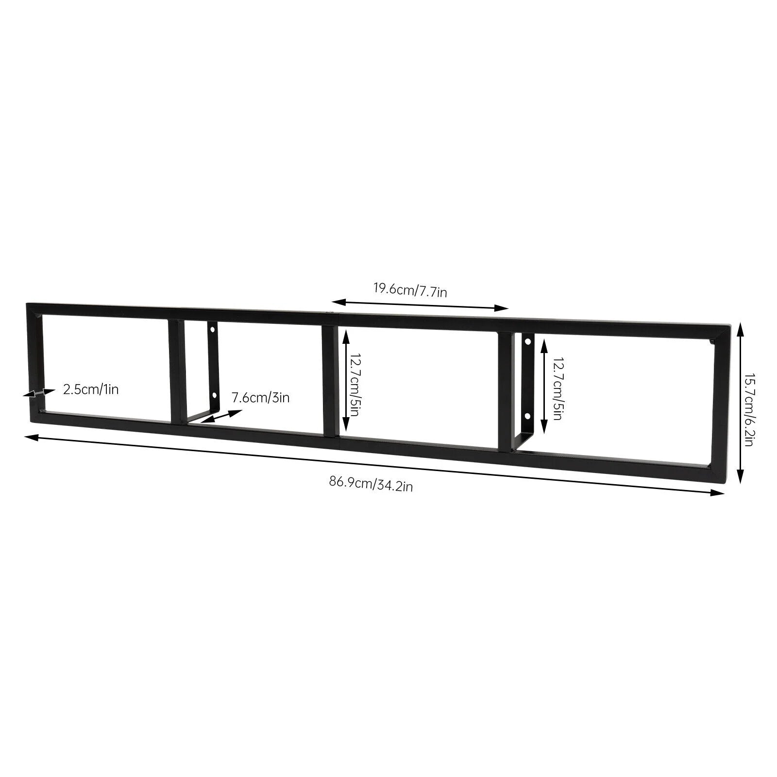 34In Wall Media Storage Shelves for CD DVD F84053