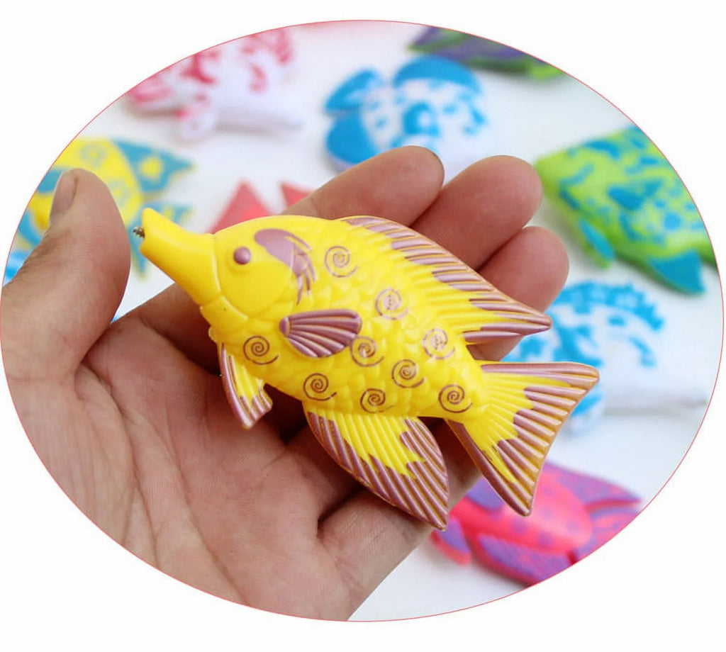 Magnetic Fishing Toy Set with 1 Fishing Rod and 6 Fishes M3725