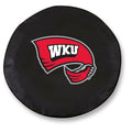 Black Vinyl Fitted Car Tire Cover M9027