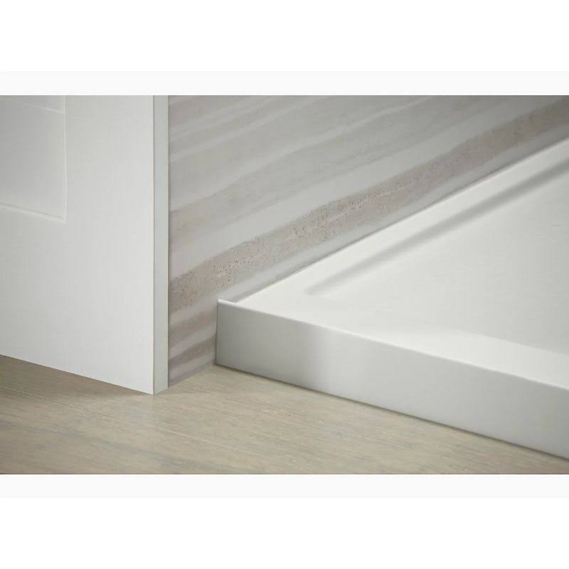 White Single-Threshold Shower Base A26357