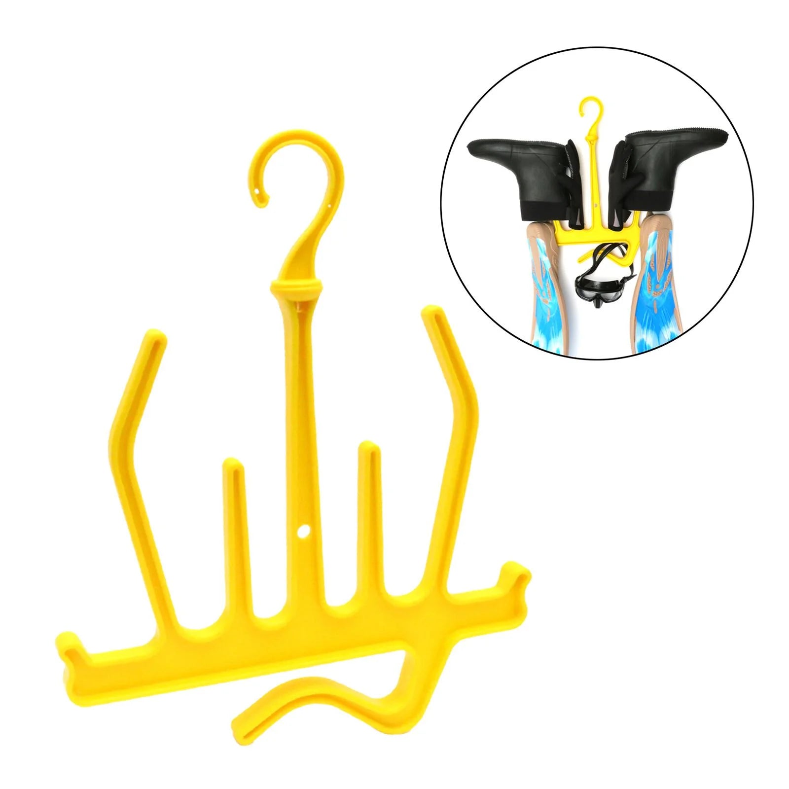 Yellow Fast Drying Dive Boots Hangers H873521