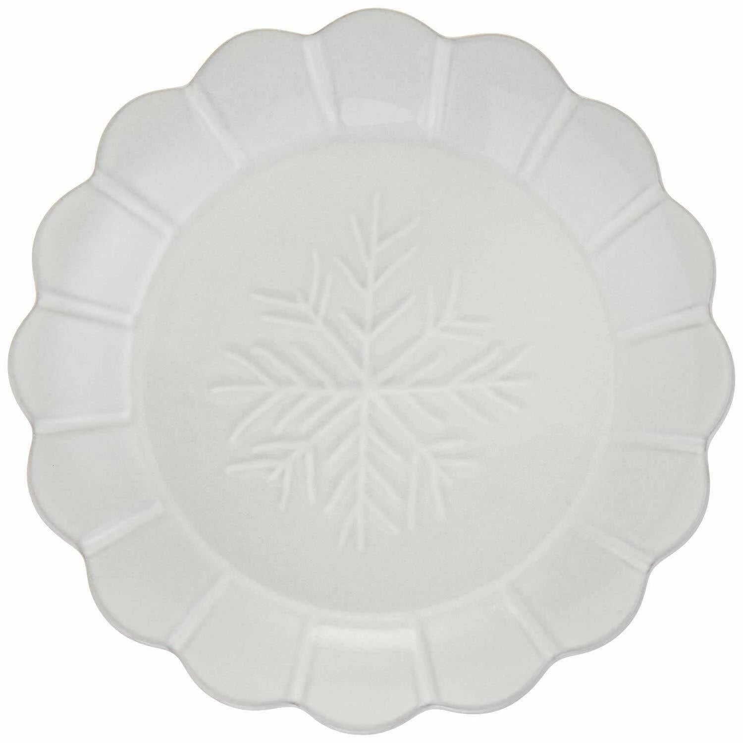 Alpine Carved 4-Piece Accent Plate Set C512