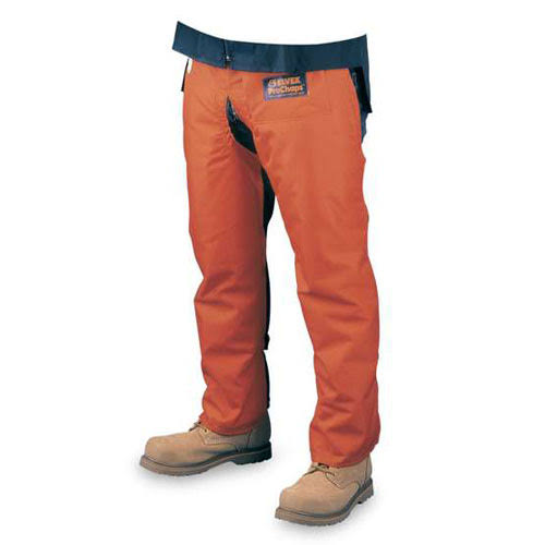 Orange Nylon Chain Saw Chaps W528977