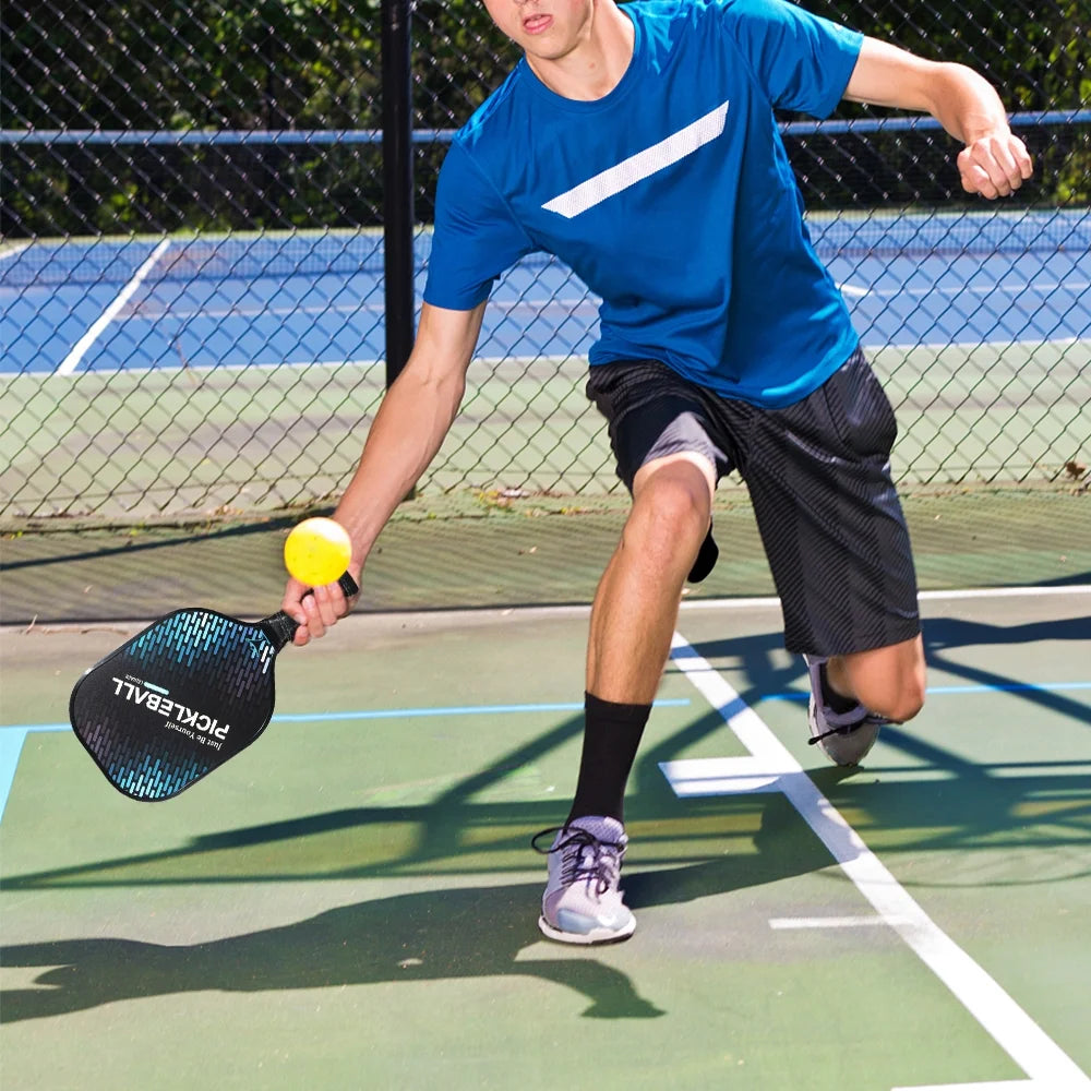 Carbon Fiber Pickleball Paddle Set with 2 Balls I238