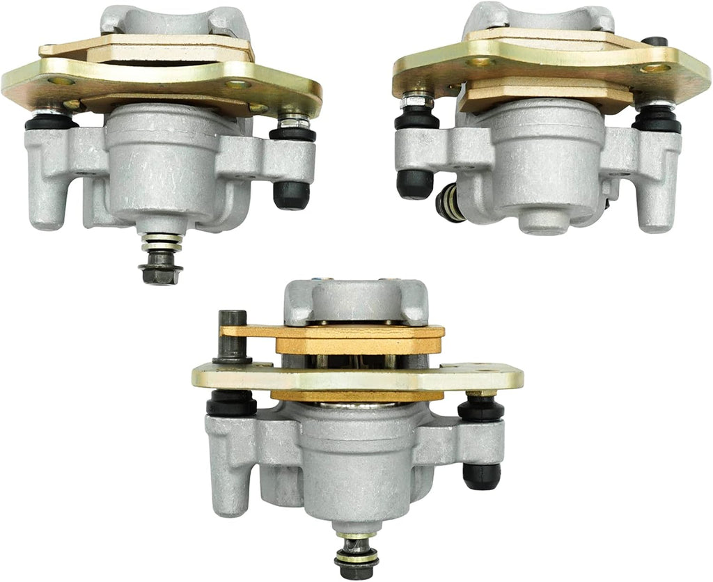 Front Left Right & Rear Brake Calipers with Pads for Can Am Outlander 330 400 500 650 850 D478