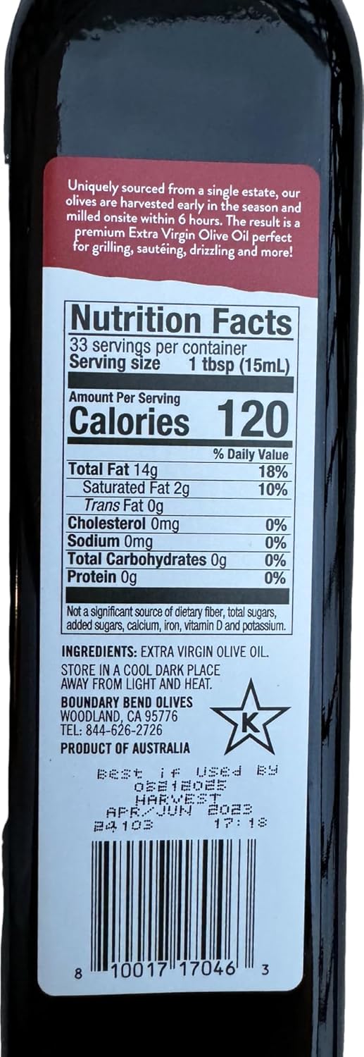 16.9 Fl Oz Cold Pressed Extra Virgin Olive Oil R19914