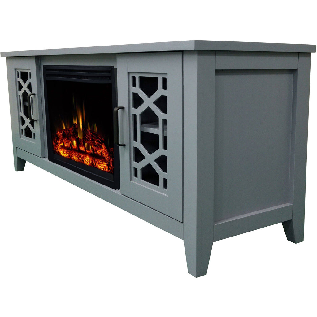 Slate Blue Electric Fireplace H64237