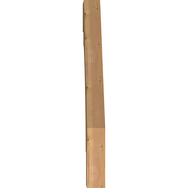 3 1/2x22W x 30x22D x 38x22H Merced Smooth Brace, Western Red Cedar U962