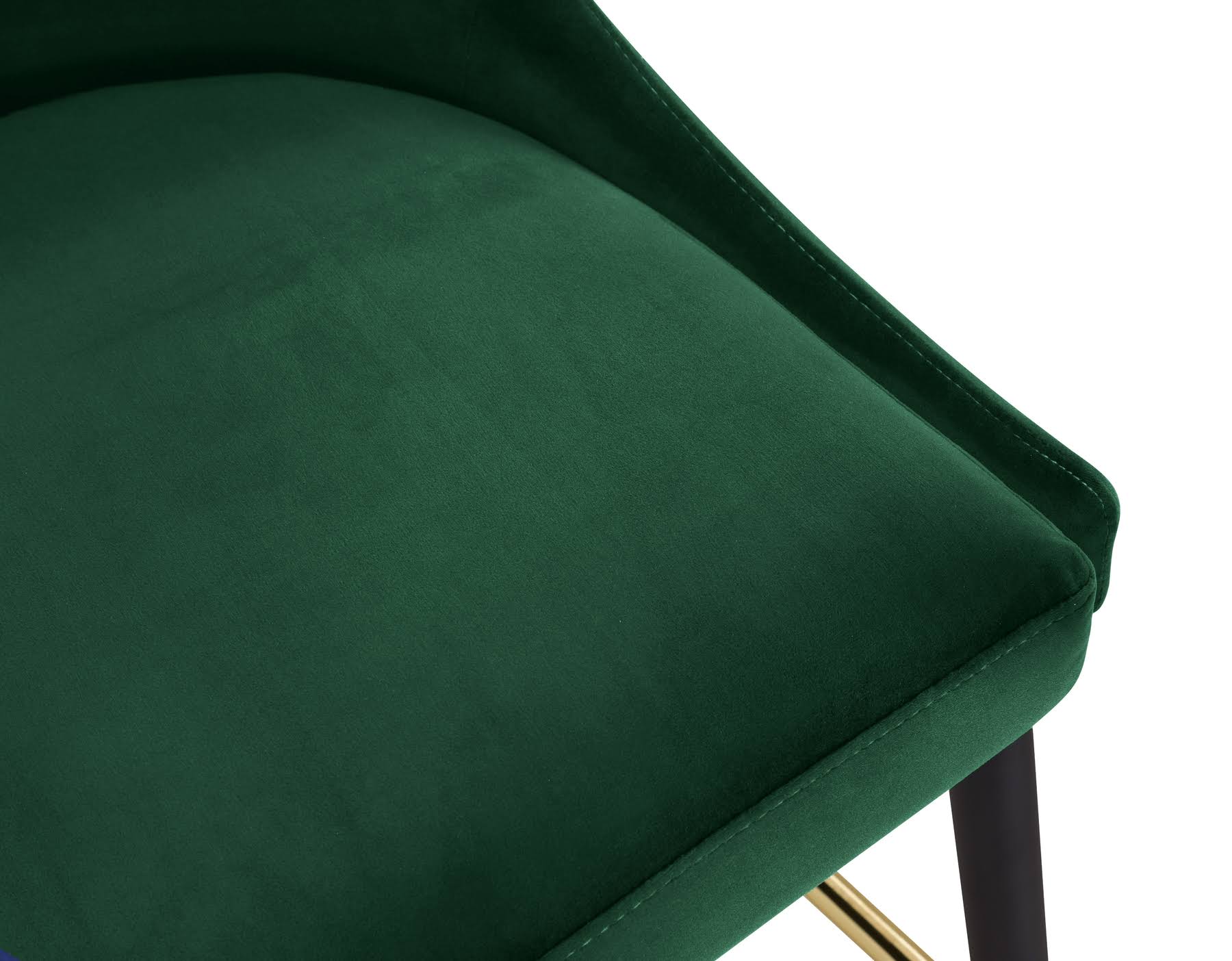 Green Velvet Stool Set of 2 R6701