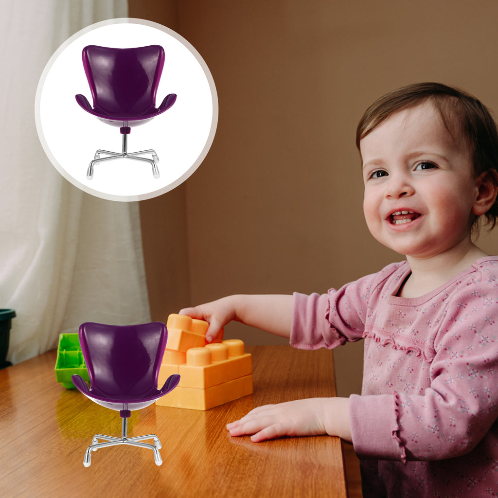 Miniature Dollhouse Armchair Furniture Plastic G60491
