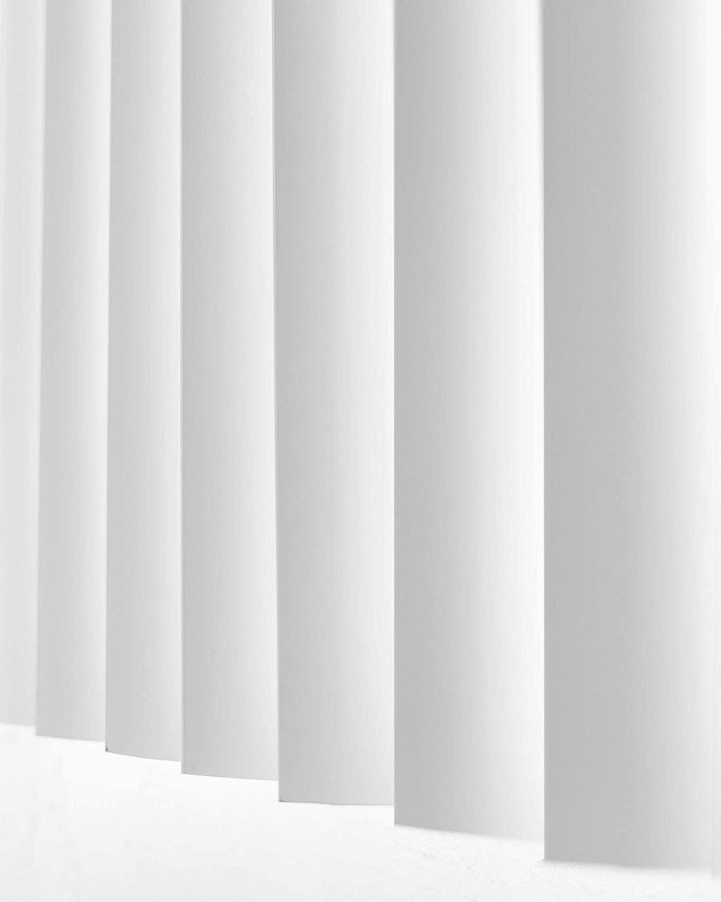 White Cordless Vertical Window Blinds, 78 inch x 84 inch Y6742