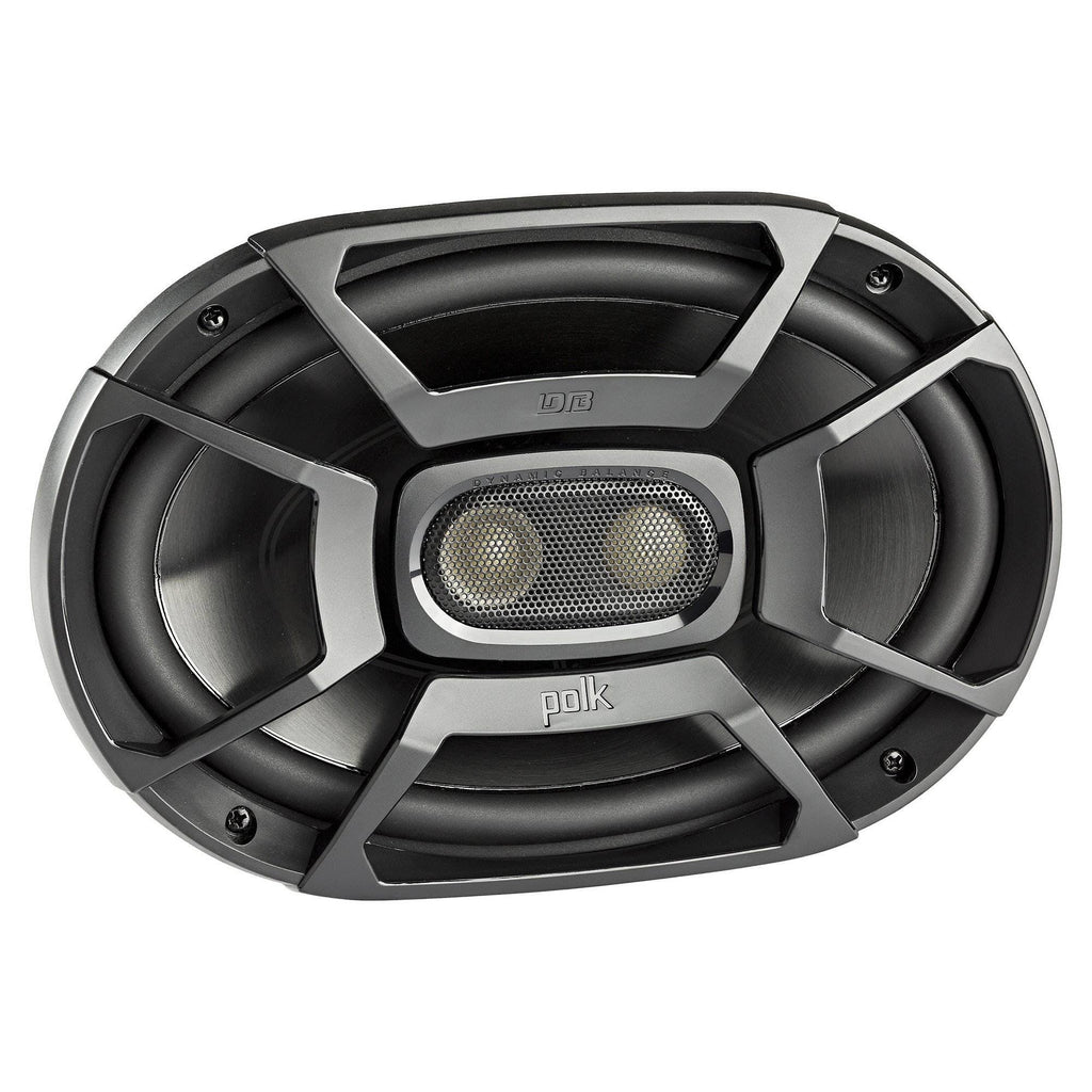 Polk 6x9 450W 3 Way Marine Speakers + Rockford Fosgate 6.5 90W Car Speakers M8566