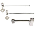 Square European Pedestal Kit Polished Chrome Y162604