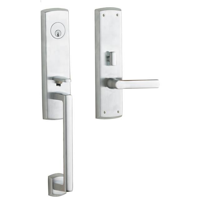 Lifetime Polished Nickel Mortise Entry Handleset with Lever O34943