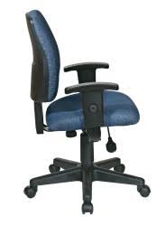 Grey Task Chair with Adjustable Arms A936311