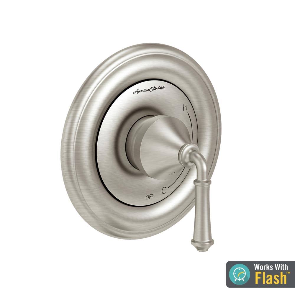 Brushed Nickel Round Valve Trim Kit F650471