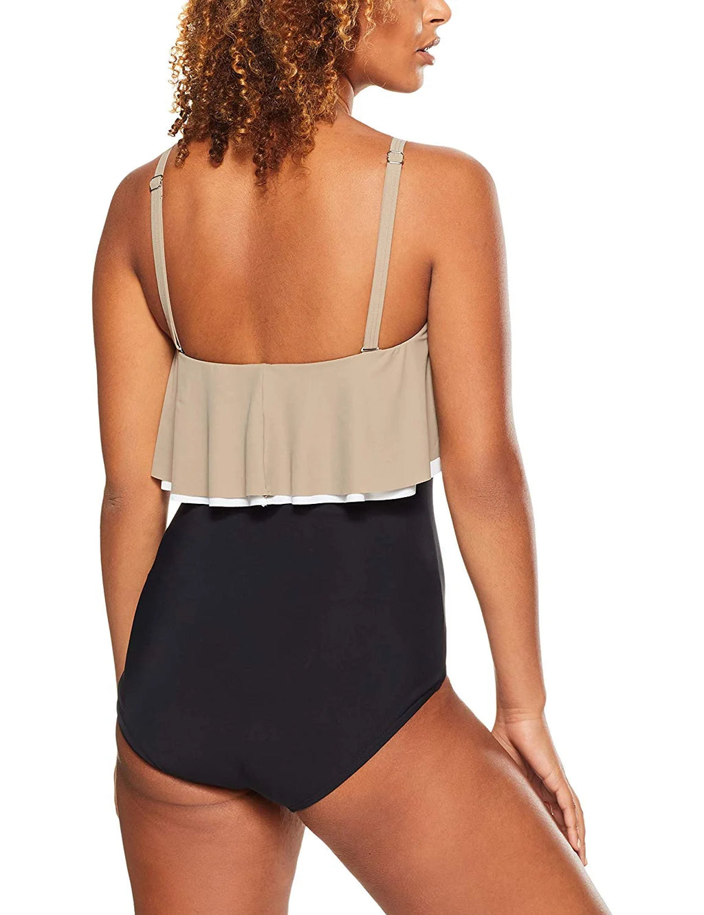 Agate Ruffle Bandeau One-Piece E322399