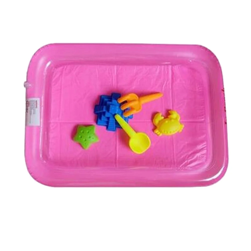 Pink Inflatable Sand Toy Tray A478952