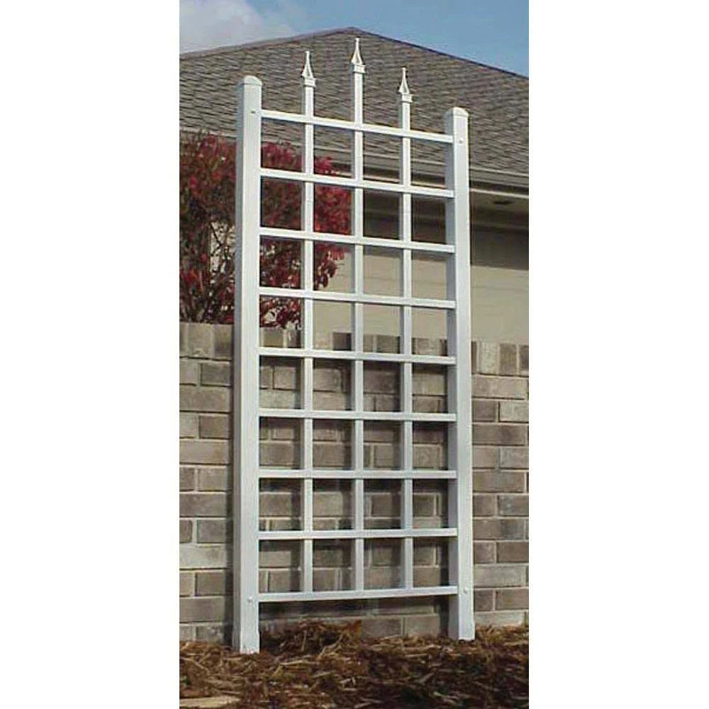 White Vinyl PVC Trellis S361615
