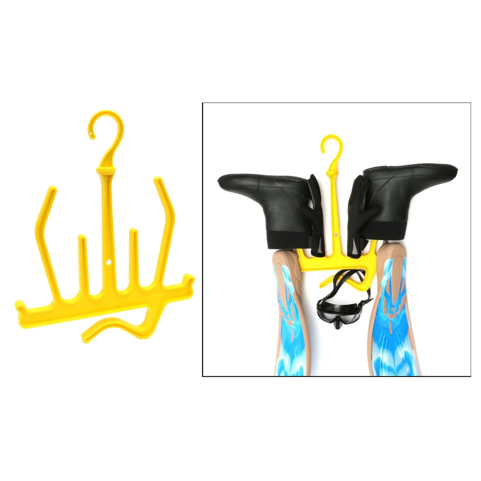 Yellow Fast Drying Dive Boots Hangers H873521