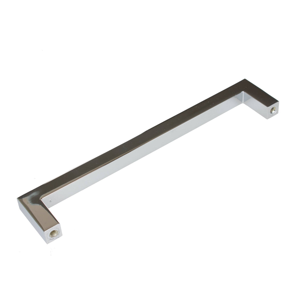 6.25-Inch Solid Square Cabinet Bar Pull Handle Polished Chrome Pack of 25 W48571