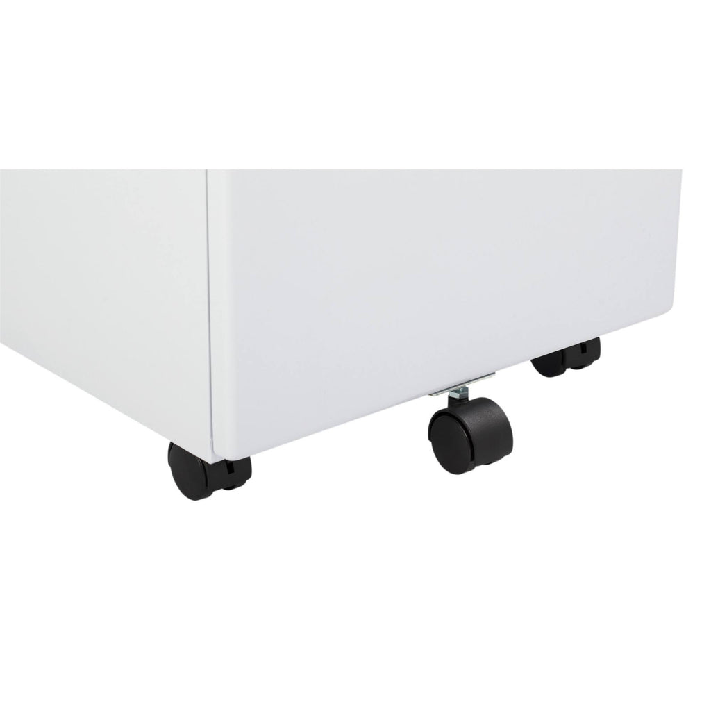 3 Drawer Metal Rolling File Cabinet with Locking Drawers B667