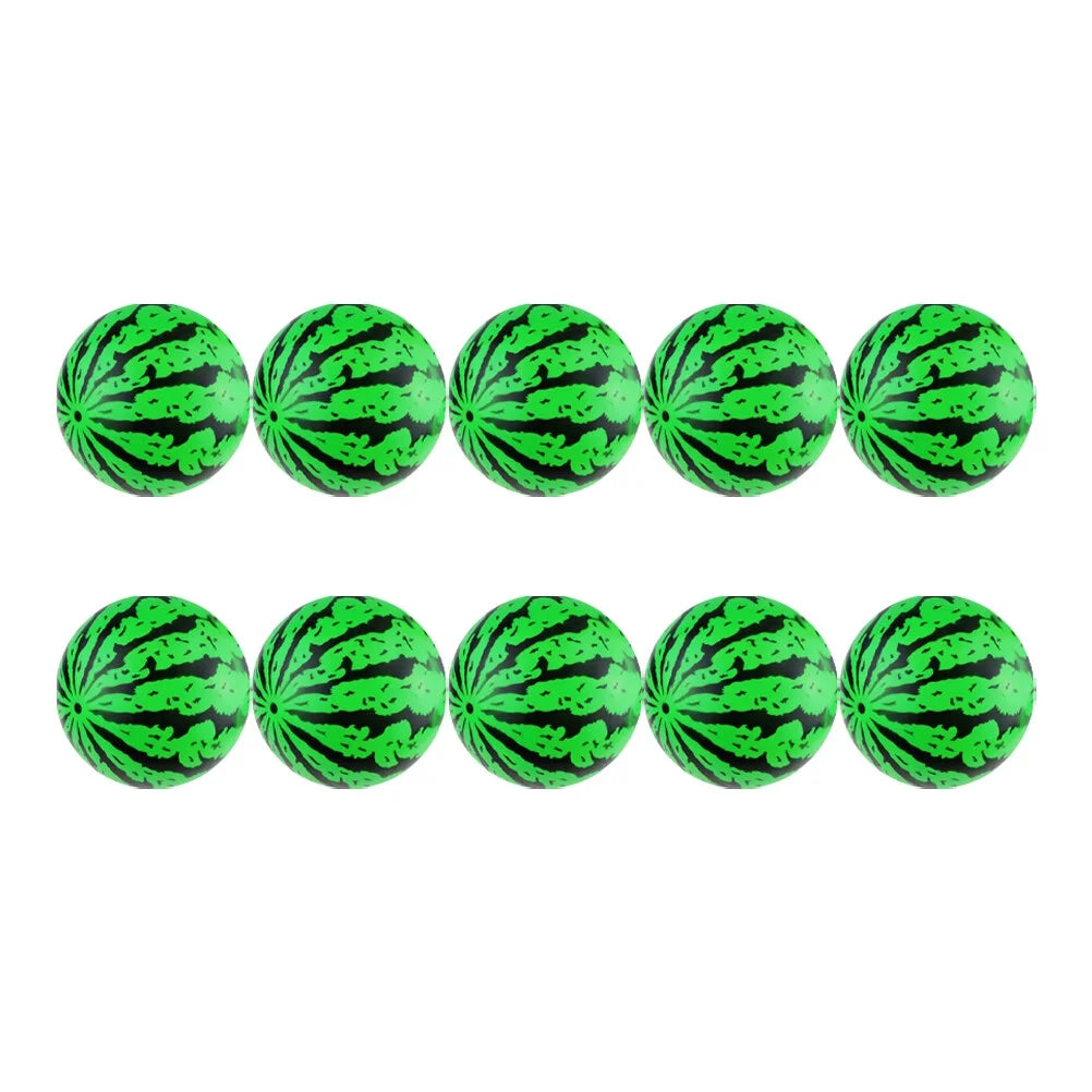 10pcs Inflatable Watermelon Beach Balls W44233
