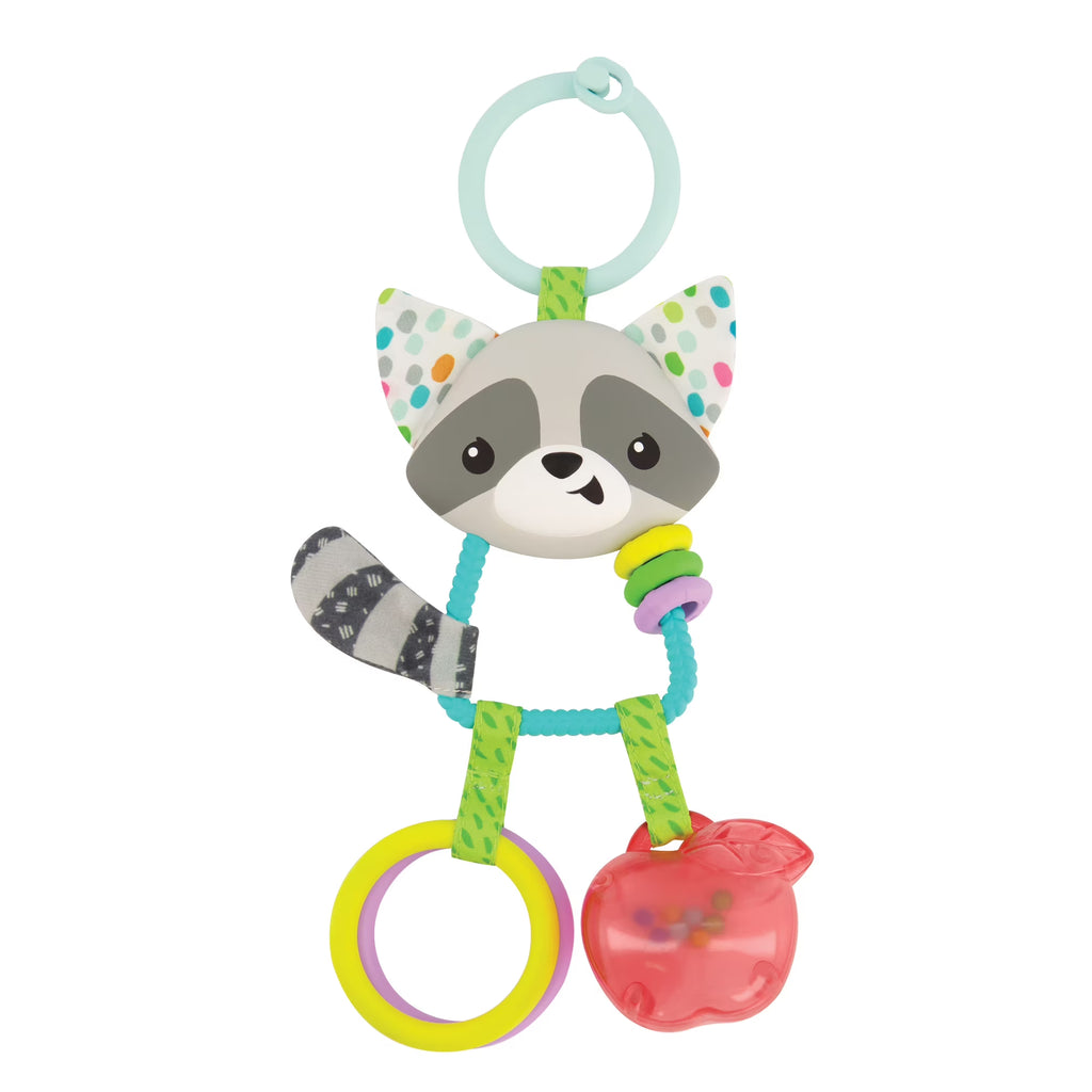 Multicolor Raccoon Rattle P7043