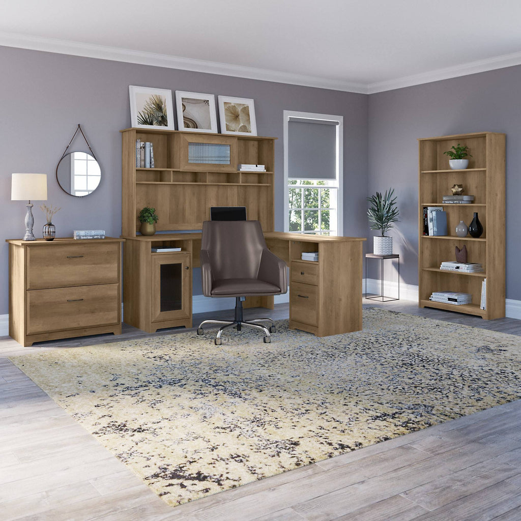 2 Drawer Lateral File Cabinet in Reclaimed Pine F44202