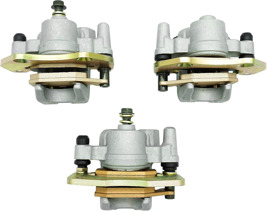Front Left Right & Rear Brake Calipers with Pads for Can Am Outlander 330 400 500 650 850 D478
