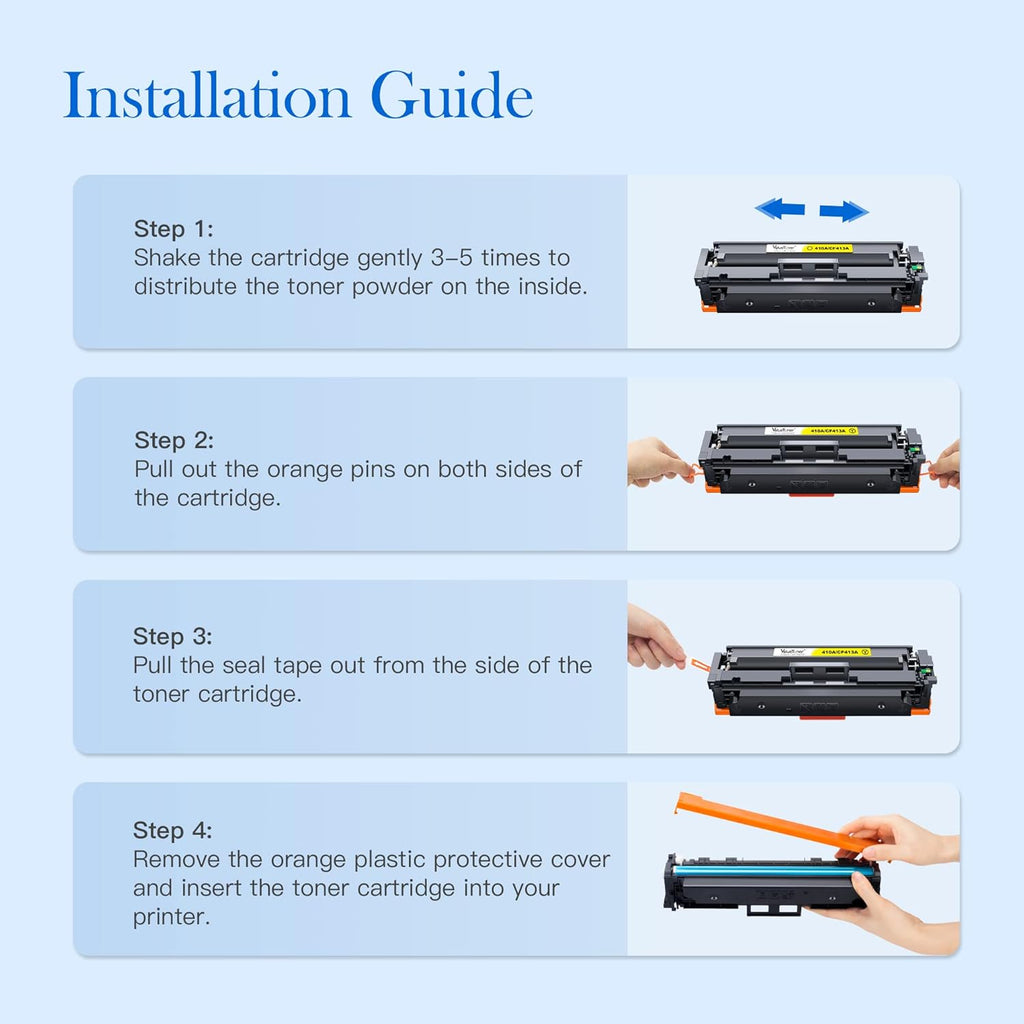 Compatible Toner Cartridges (1BK+1C+1M+1Y) W377