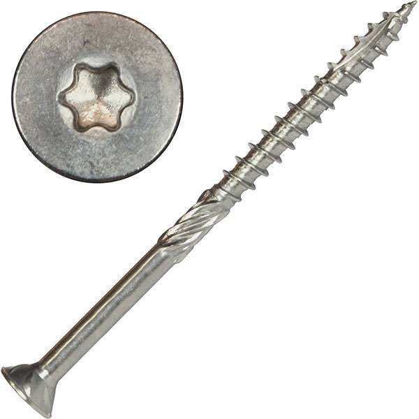 1500 Count 300 Series Stainless Steel Structural Wood Screws U156475