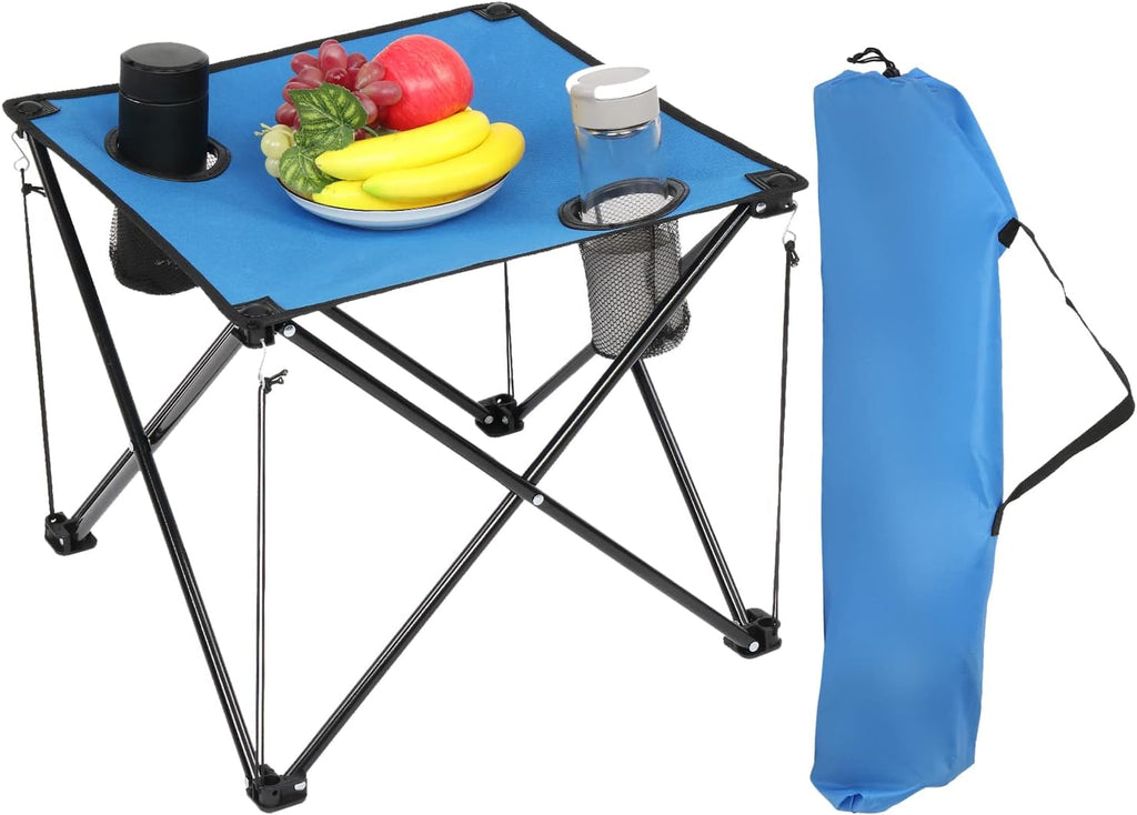 4FT Folding Camping Table, Aluminum, Height Adjustable, Water Resistance, Portable Table P365