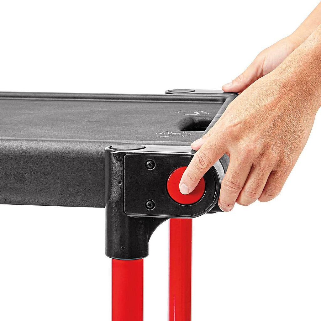 Black Two Shelf Utility Cart K506356