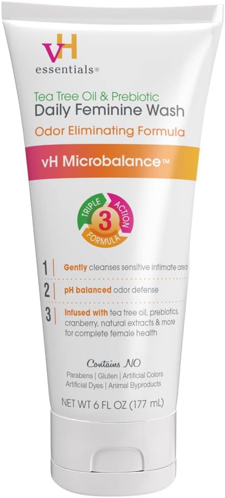 Probiotic Supplement 30 Capsules and Ph Balanced Feminine Wash 6 Fl Oz Y9672