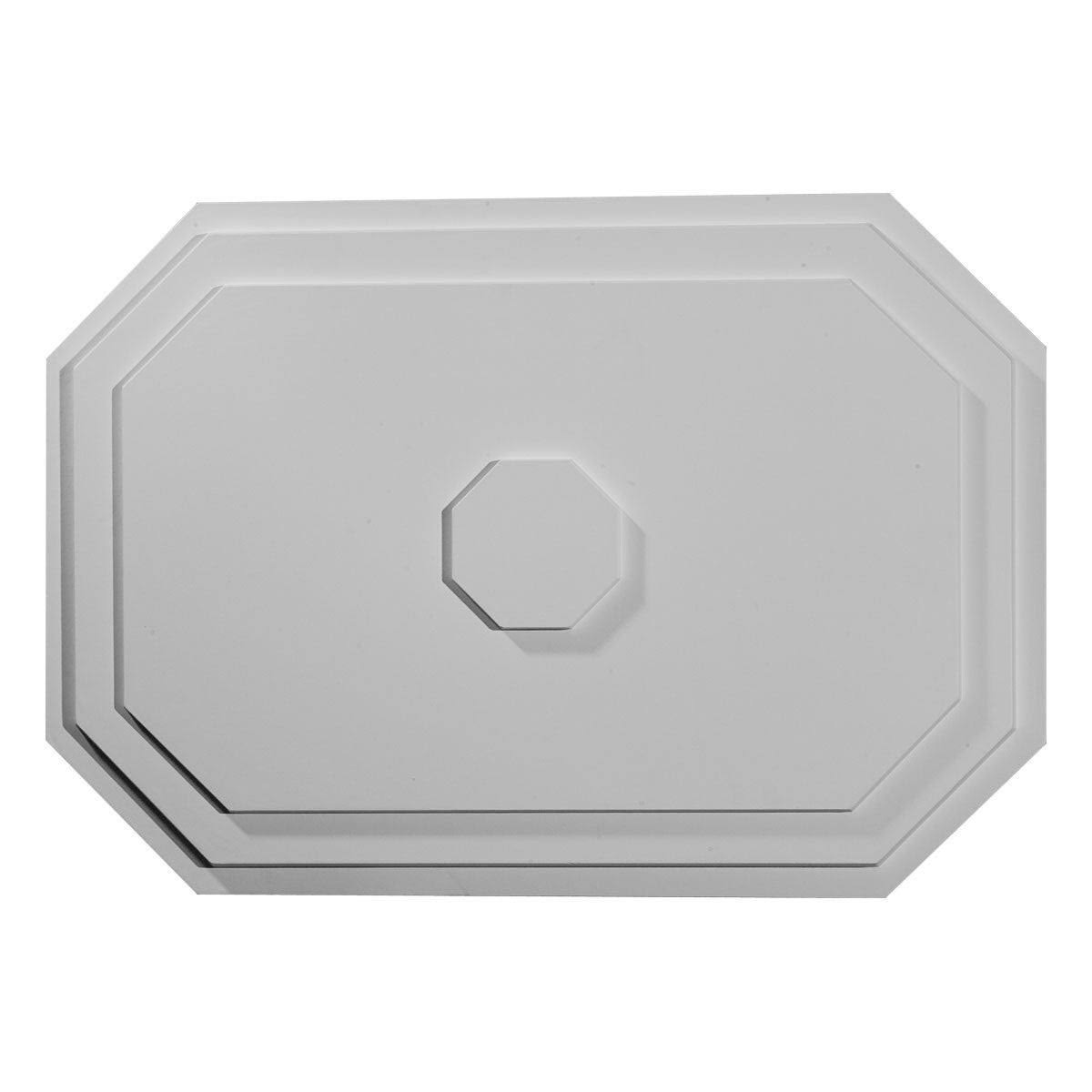 Hand-Painted Brushed Mahogany Ceiling Medallion I846