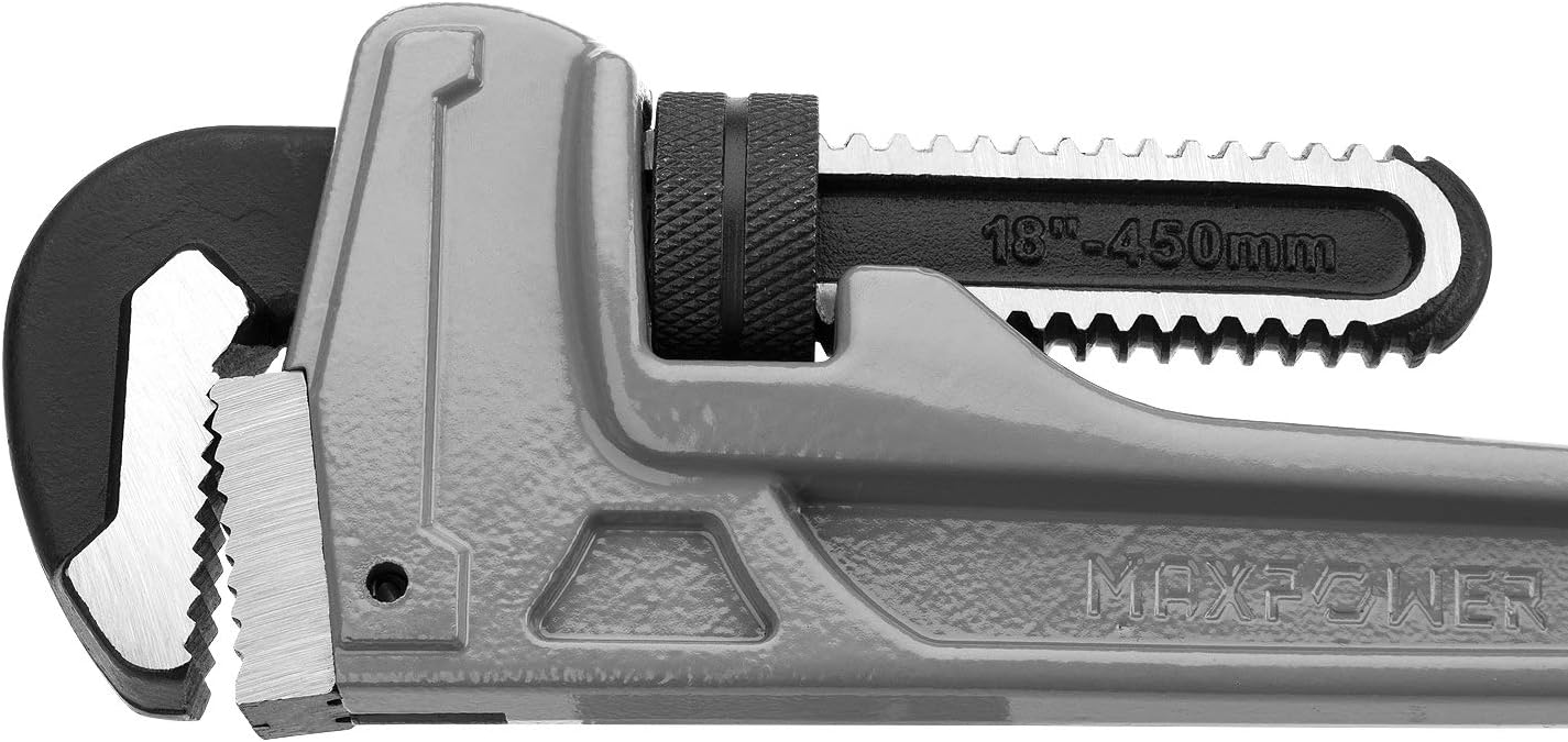 Aluminum Pipe Wrench 48-Inch Heavy Duty Straight Pipe Wrench W85570
