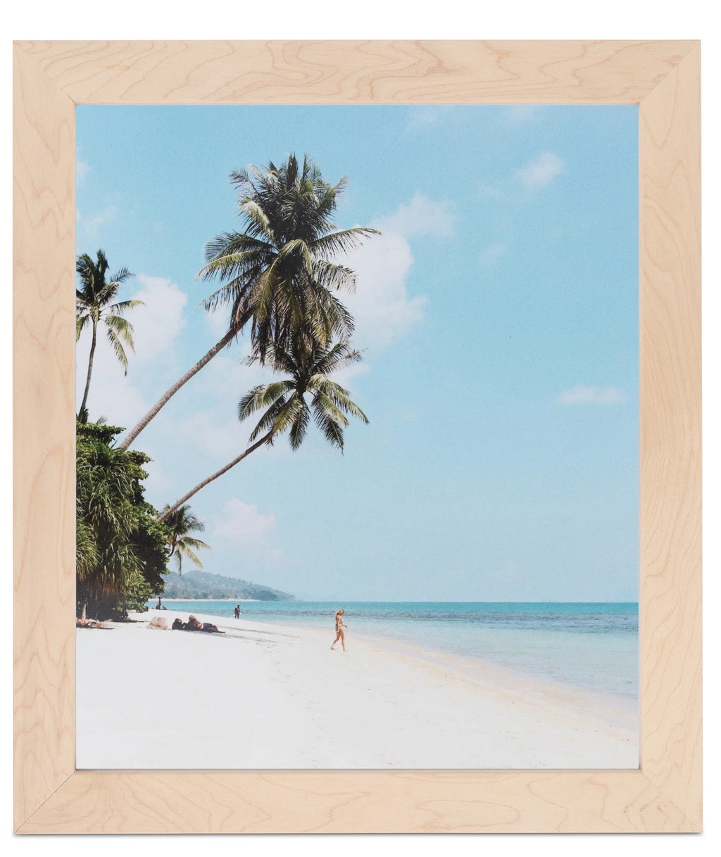20x28 Inch Brown Wood Picture Frame with Plexi Glass U77967