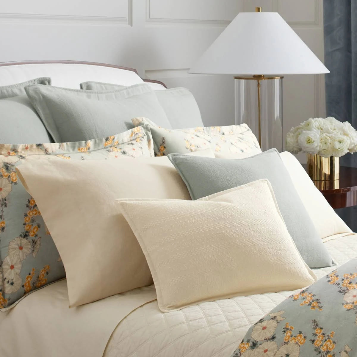 King Floral Sham S6759