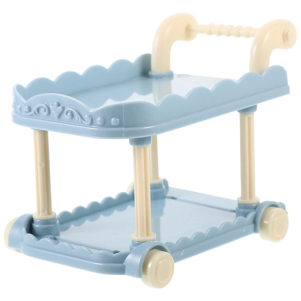 Miniature Kitchen Cart Doll House Cart V404