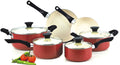 10 Piece Nonstick Ceramic Cookware Set with Lids S9976