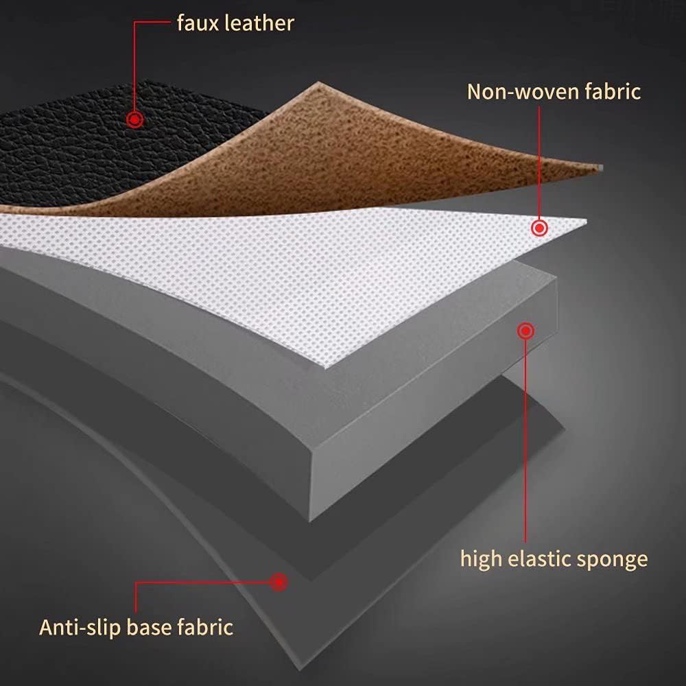 Waterproof Faux Leather Car Seat Covers Full Set S1293