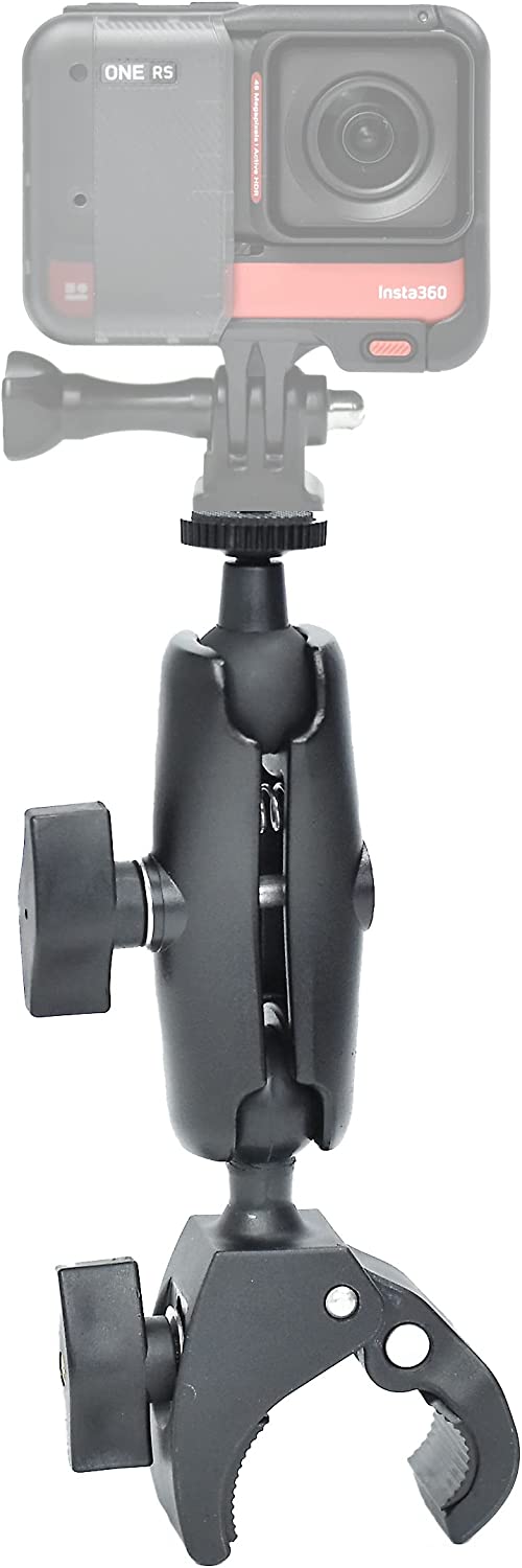 1/4 Handlebar Clamp Motorcycle Mount with Ballhead Z8137