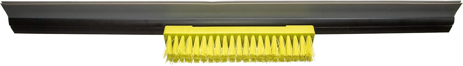 7-30 Foot Extension Pole with 24-inch Floor Squeegee and Grout Scrubbing Brush Combo, Pack of 2 B303055