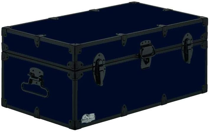 Camp Trunk Footlocker with Black Trim 32 x 18 x 13.5 Inches Y3025