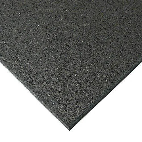 Black Rubber Flooring Mat U58621