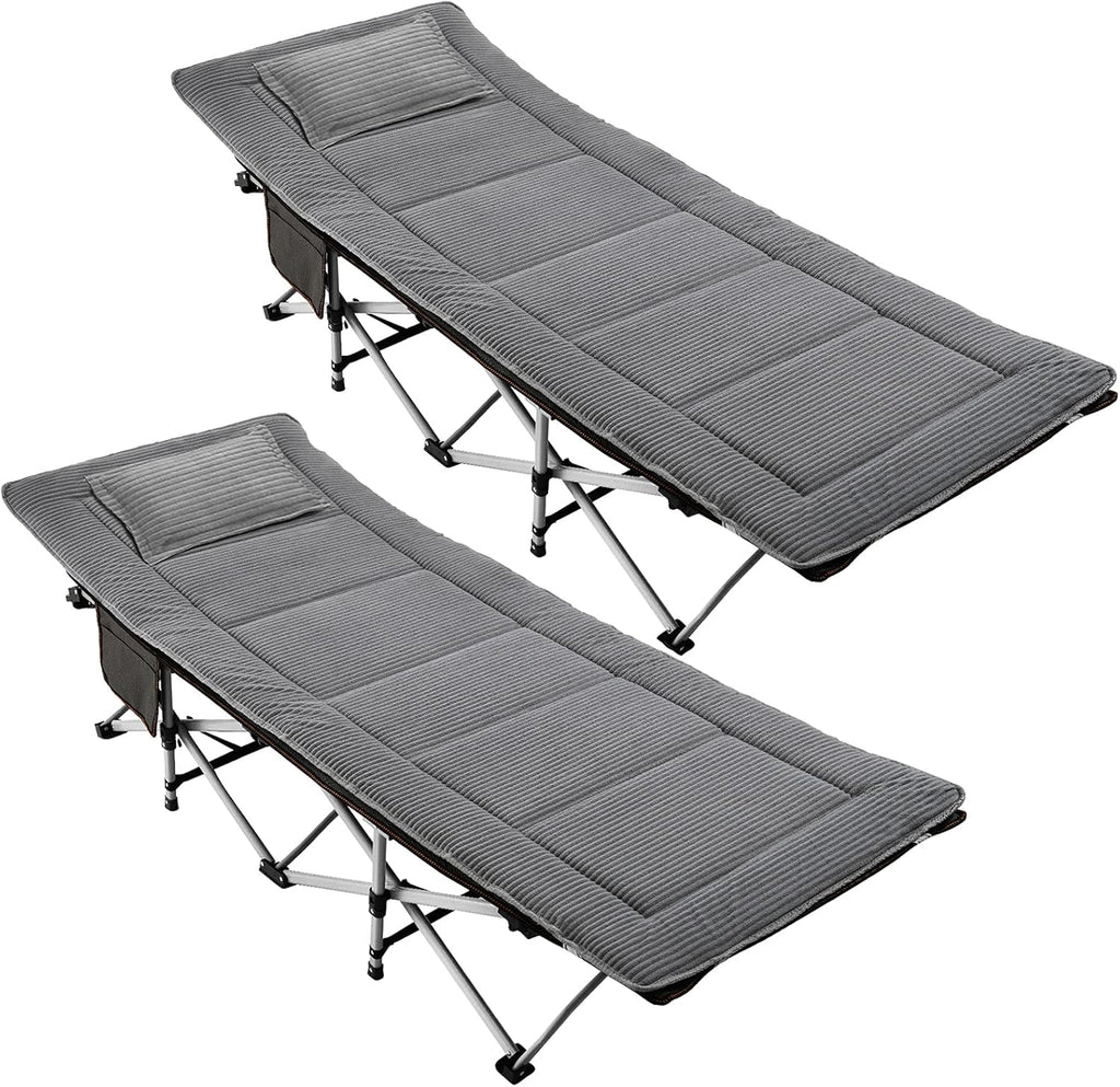Heavy Duty Folding Camping Cot with Carry Bag F895652