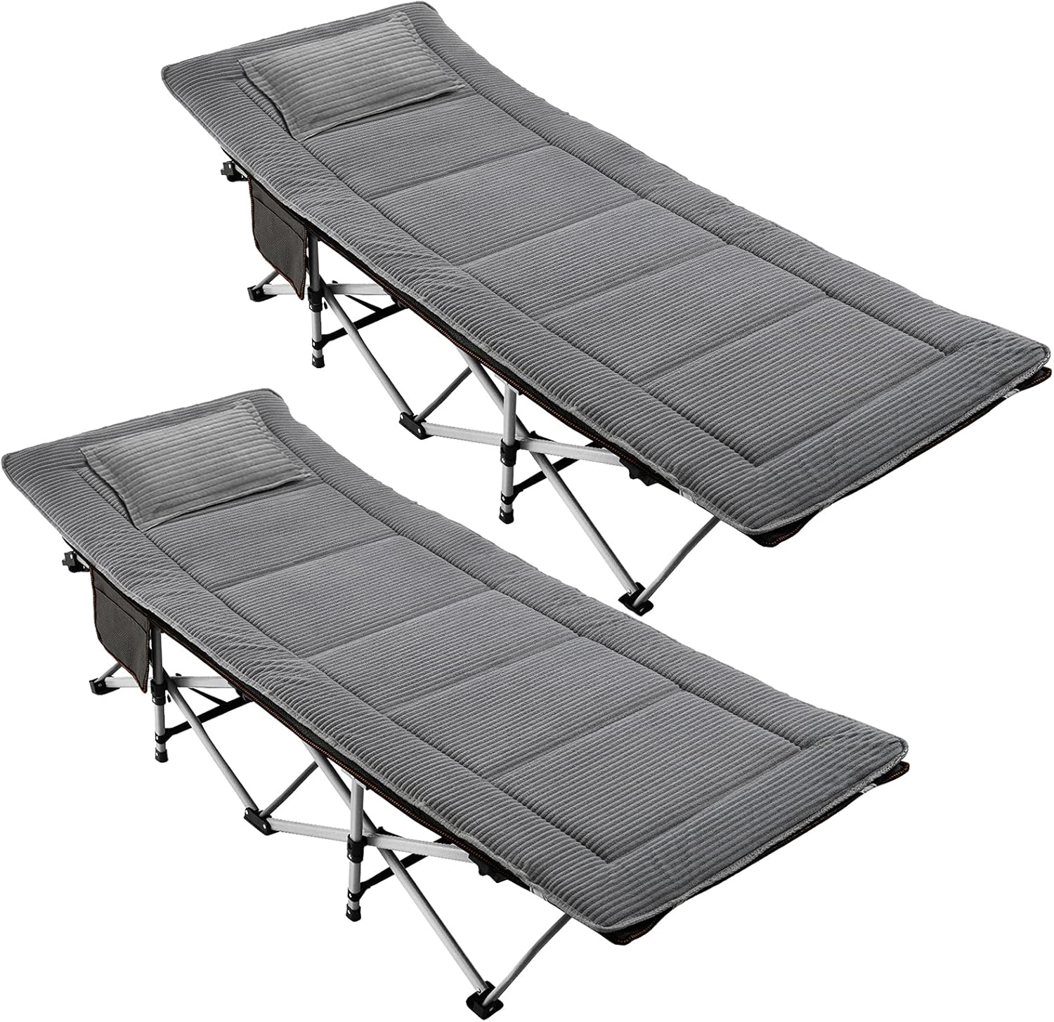 Heavy Duty Folding Camping Cot with Carry Bag F895652