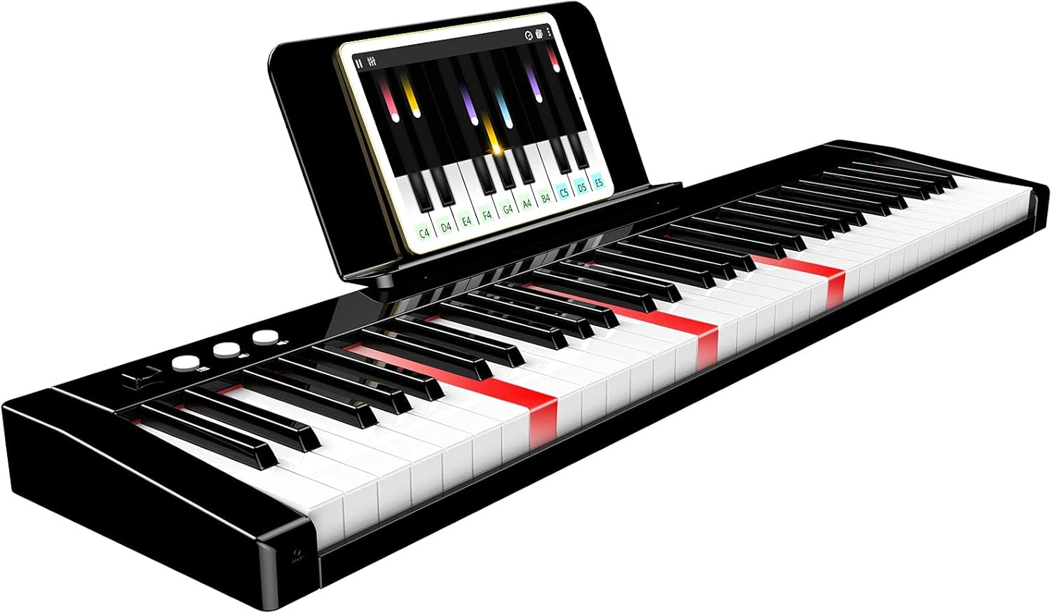 61 Key Portable Digital Electronic Piano with Lighted Keys K453578